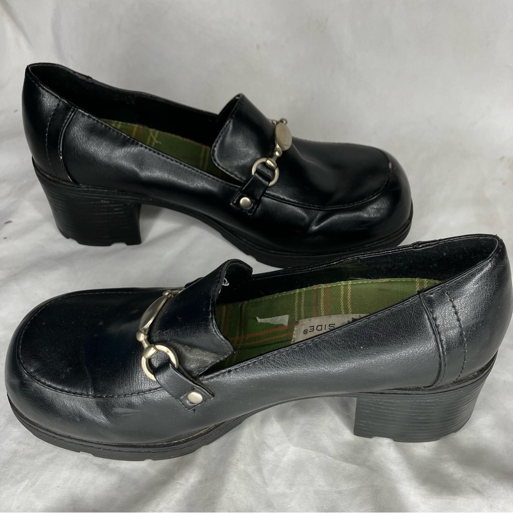 Lower East Side VTG y2k chunky heeled loafers 7.5